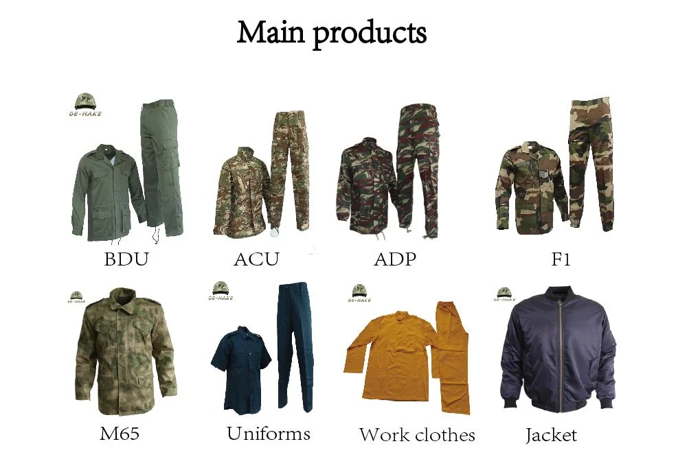 Military Uniform Us Bdu Combat Woodland Camouflage Ripstop Trousers Cargo Army Pants Trousers for Men