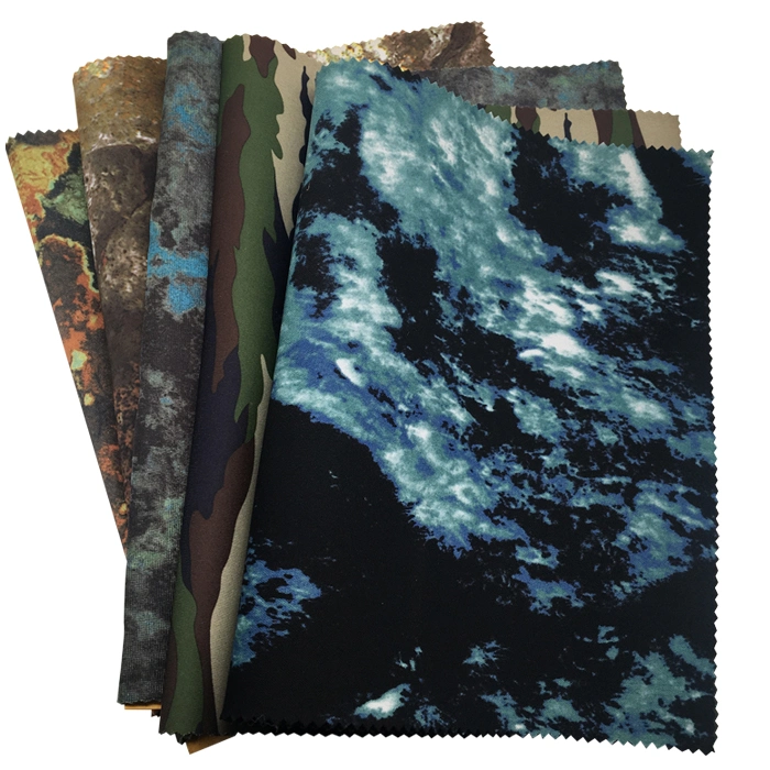 Hotsale 3mm Camouflage Printed Neoprene Rubber Sheet Fabric for Spearfishing Suits