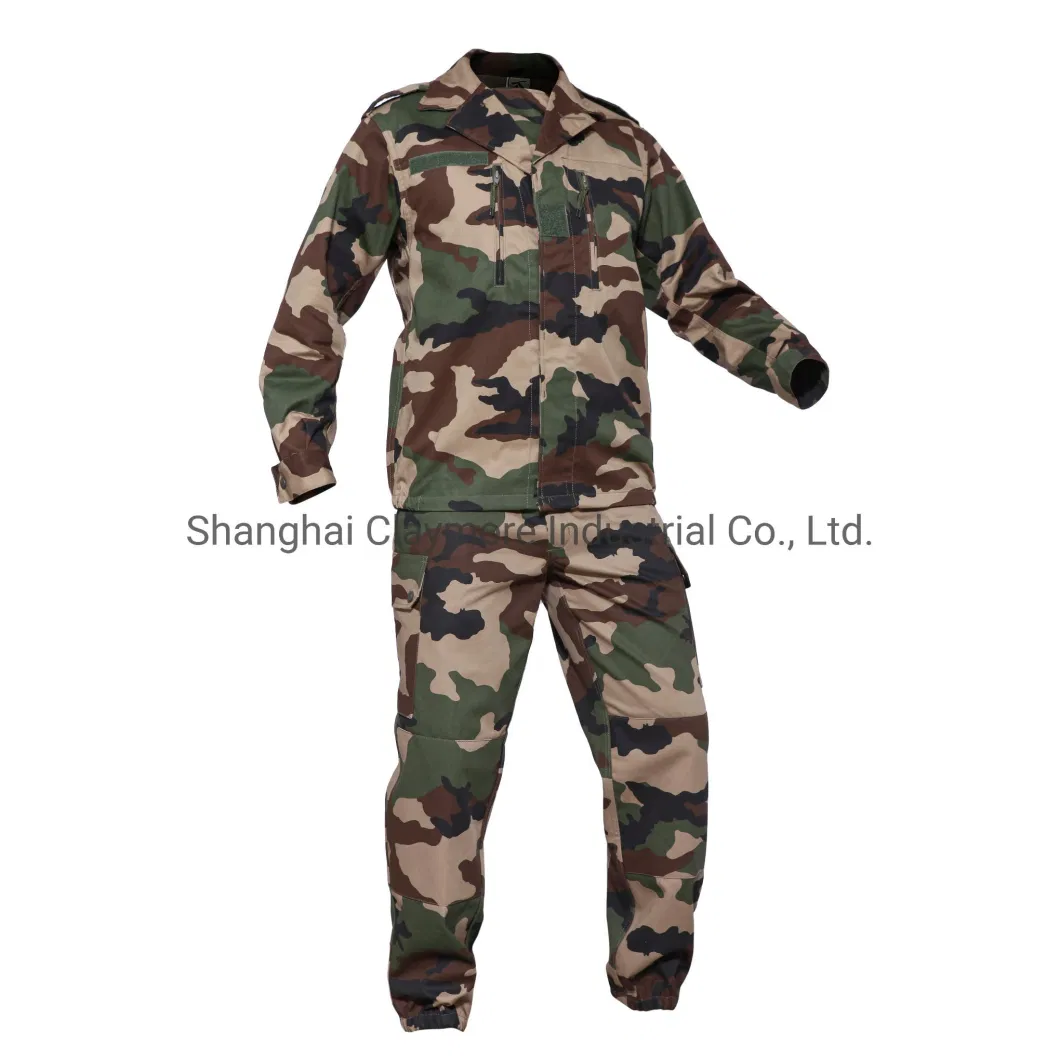 Durable Warm Cotton Polyester Tactical Combat Custom Gear Breathable Rip-Stop Camouflage Uniform