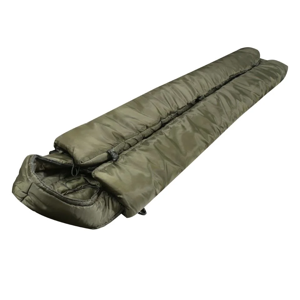 Outdoor Camping Waterproof 210t Lightweight Camping Green Combat Training Tactical Sleeping Bag