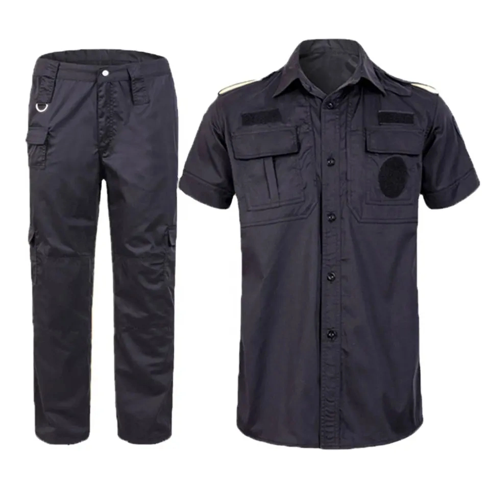Factory Supply OEM Custom Unisex Tactical Security Guard Officer Security Uniform