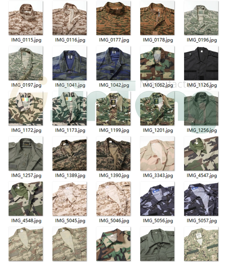 Factory China Jinteng Camo Military Woodland Jacket Army style Custom Made Uniforms Tactical Uniform Bdu