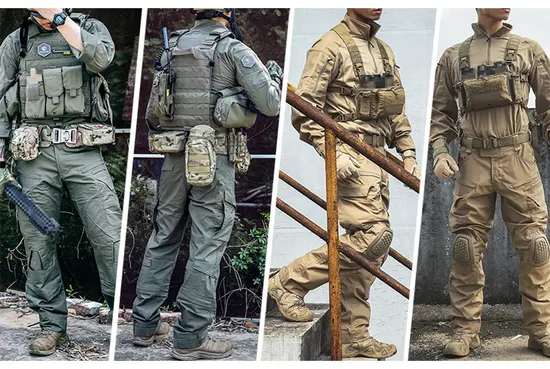 Emersongear Wholesale E4 Suit Combat Uniform Outdoor Tactical Uniform for Training Hiking 