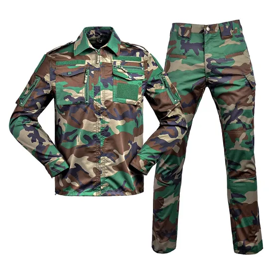 Men′s Tactical Shirt and Pants Combat Camo Hunting 728 Uniform 