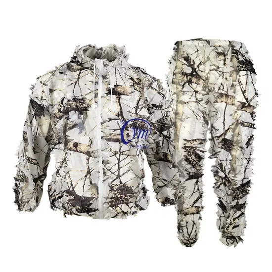 Yuemai Outdoor Gilly Suit Protection Uniform Ghillie Suit Birdwatching Hunting Wildlife Tactical Gear Clothing 