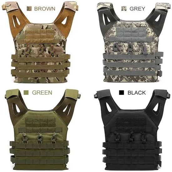 Ultra Safe Brown/Gray Acu Camo Tactical Vest Plate Carrier 