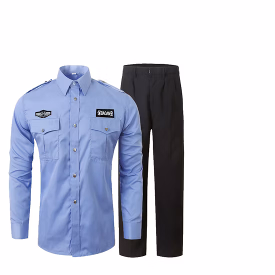 Factory Supply OEM Custom Unisex Tactical Security Guard Officer Security Uniform