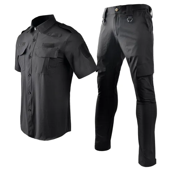 Double Safe Tactical Shirt Work Wear Battle Dress Security Tactical Uniform 