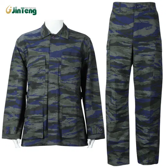Factory China Jinteng Camo Military Woodland Jacket Army style  Custom Made Uniforms Tactical Uniform Bdu