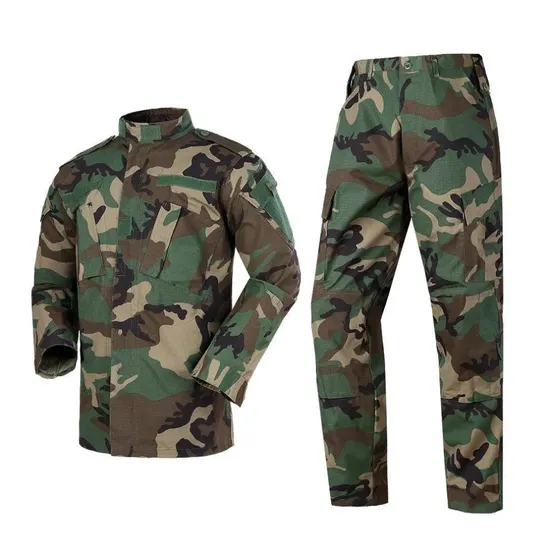 Autumn / Winter High Quality Wholesale Factory Army Green Combat Military Police Office Camo Ceremonial Hunting Tactical Workwear for Men Clothes Acu Uniform