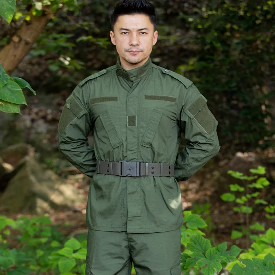Men Tactical Uniforms Acu Universal Army Combat Suit Camouflage Navy Blue Ribstop Security Guard Uniform Military Style Uniform