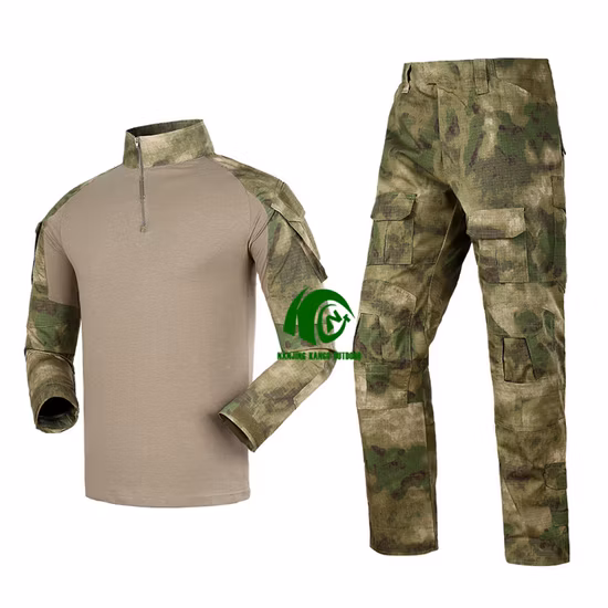 Kango Camouflage Frog Suit Tactical G3 Frog Suits with Pads Military Training Uniform