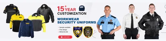 High Quality Security Windbreaker Jacket Security Guard Workwear Jacket S