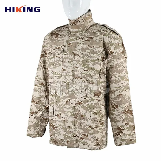 Windproof Cotton Warm Durable Winter Camouflage Ripstop Acu Combat Tactical Uniform 