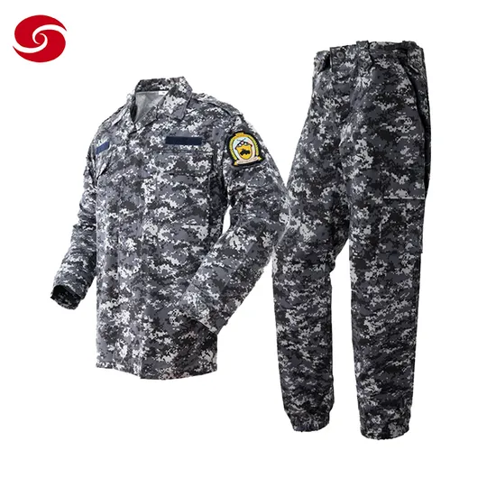 Libya Togo Tactical Navy Blue Digital Camouflage Combat Custom Uniform Suit 