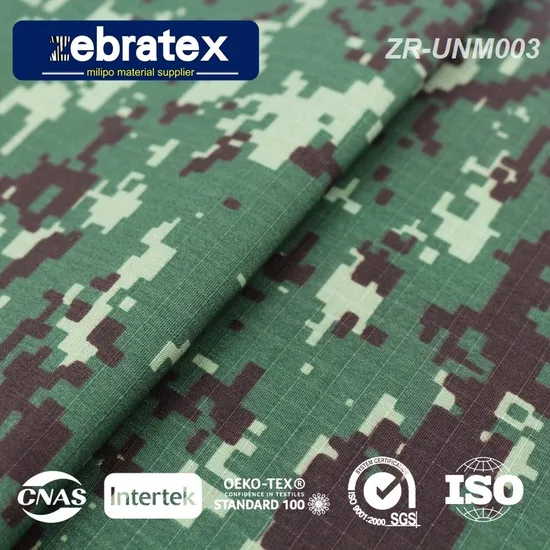 Ripstop Military Camouflage Fabric Material 