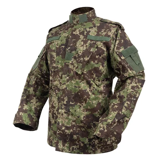 OEM Digital Woodland Pixel Camo Camouflage Acu Tactical Uniform Shirt Blouse Pants for Training 