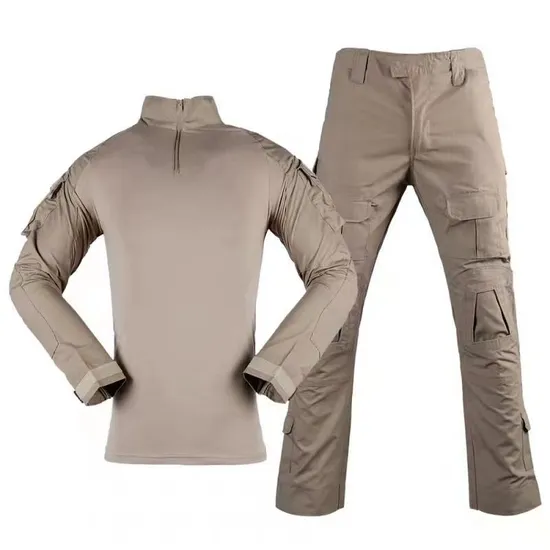 Professional OEM Camouflage Men Tactical Frog Suits Black Combat 