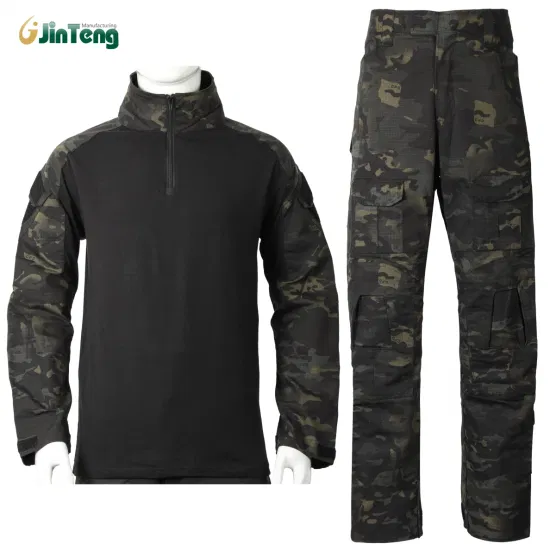 Military Style Shirts and Pants Combat Wear Frog Suit Xxxl Man Police Uniforms